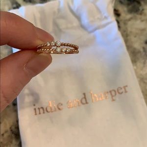 Indie and Harper ring